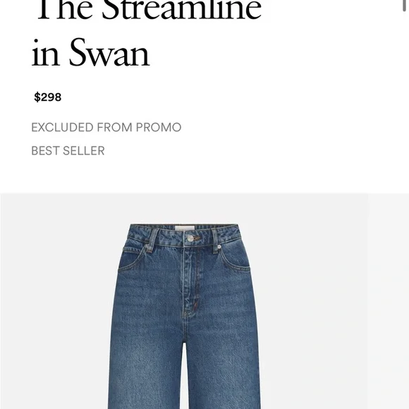 Frame Denim Blue Straight Leg Jeans - Picture 10 of 16